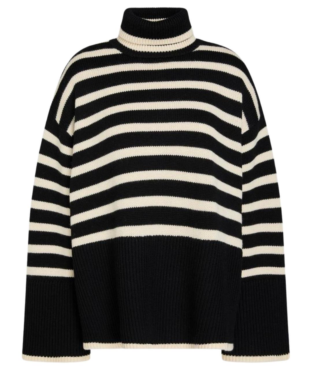 TOTEME Черный шерстяной джемпер / свитер, фото 1