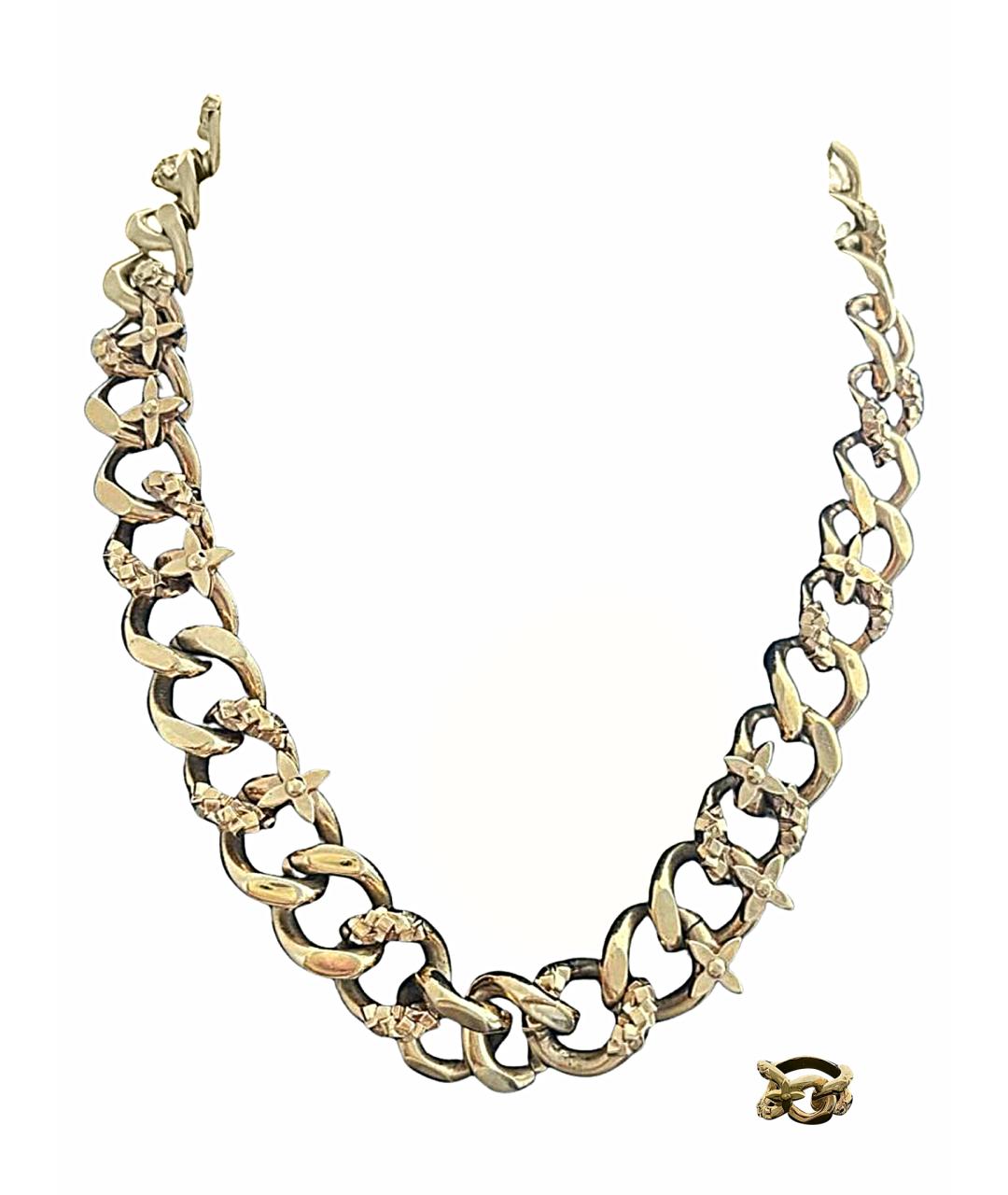 LOUIS VUITTON Золотой металлический комплект, фото 1