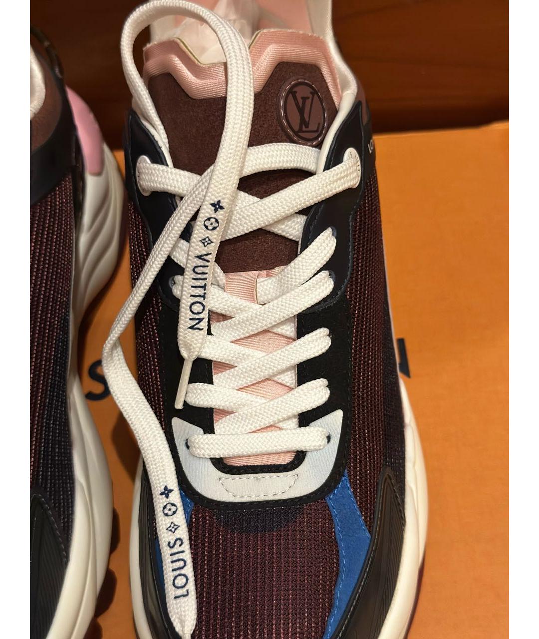 LOUIS VUITTON Мульти текстильные кроссовки, фото 7