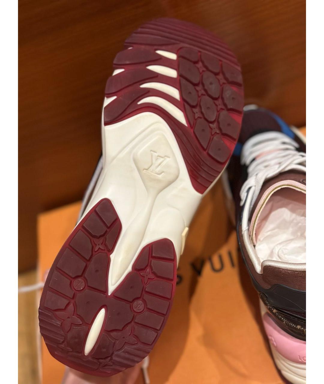 LOUIS VUITTON Мульти текстильные кроссовки, фото 6