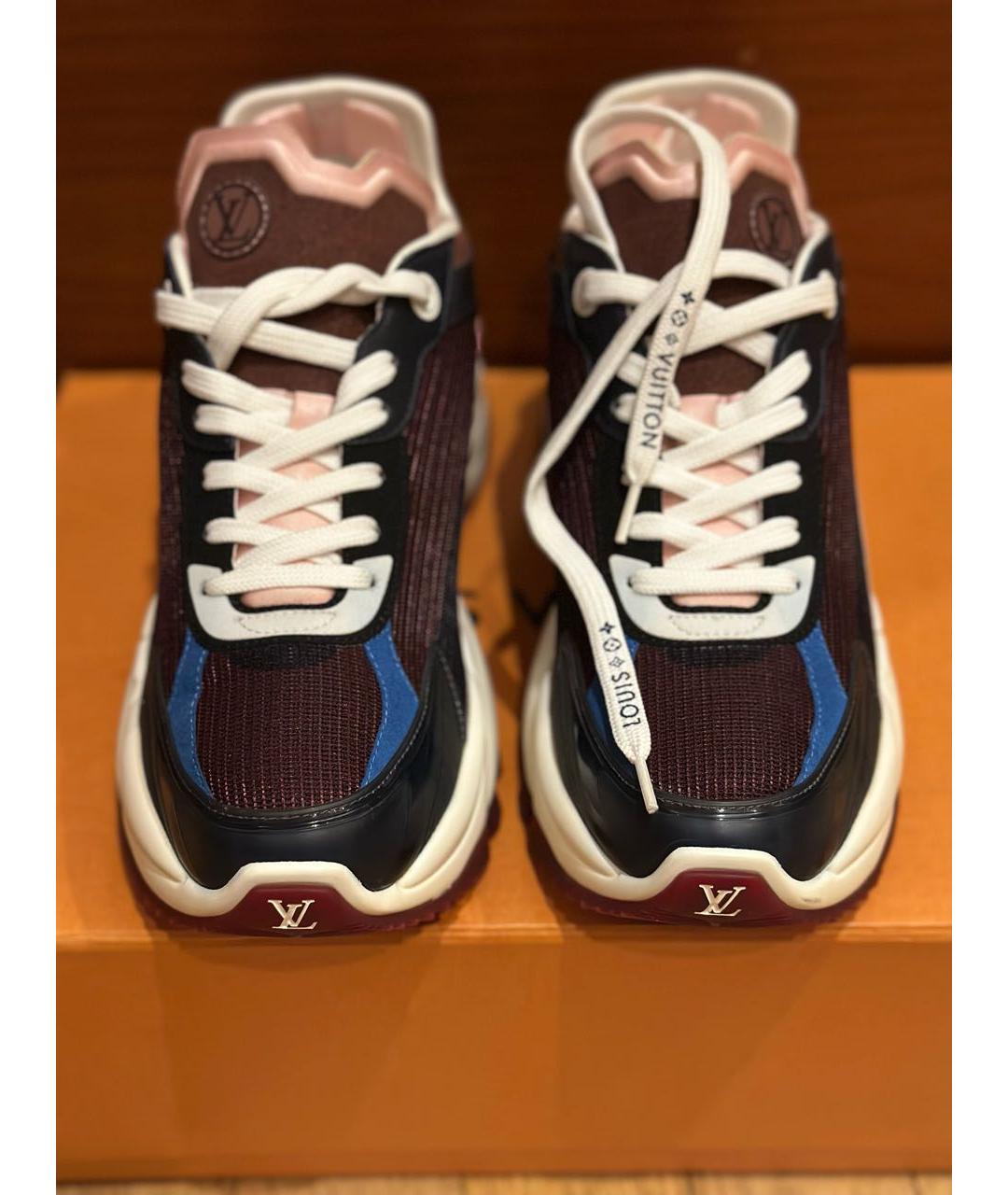 LOUIS VUITTON Мульти текстильные кроссовки, фото 2