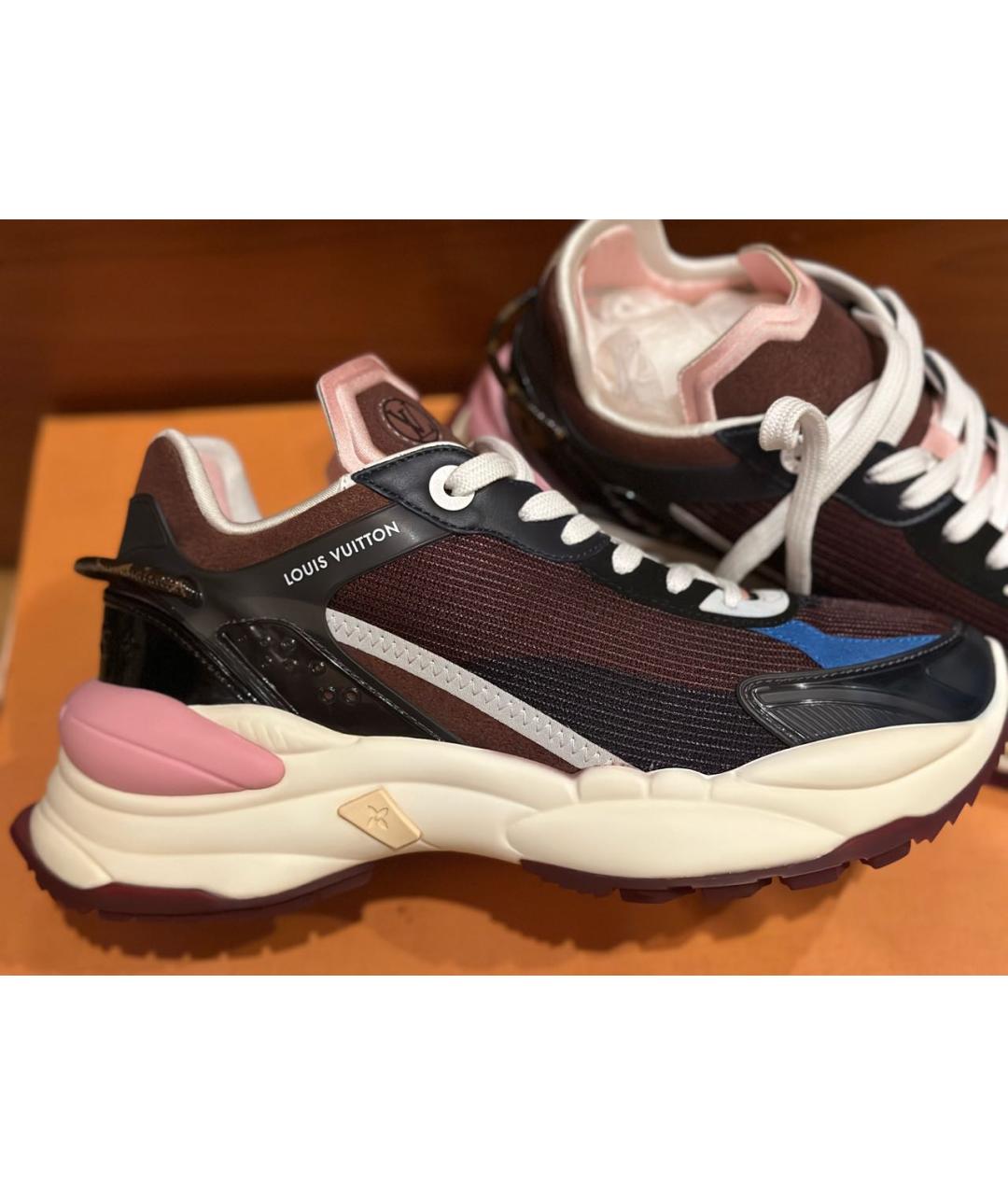LOUIS VUITTON Мульти текстильные кроссовки, фото 8