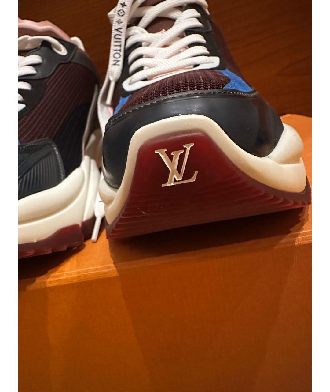 LOUIS VUITTON Мульти текстильные кроссовки, фото 4