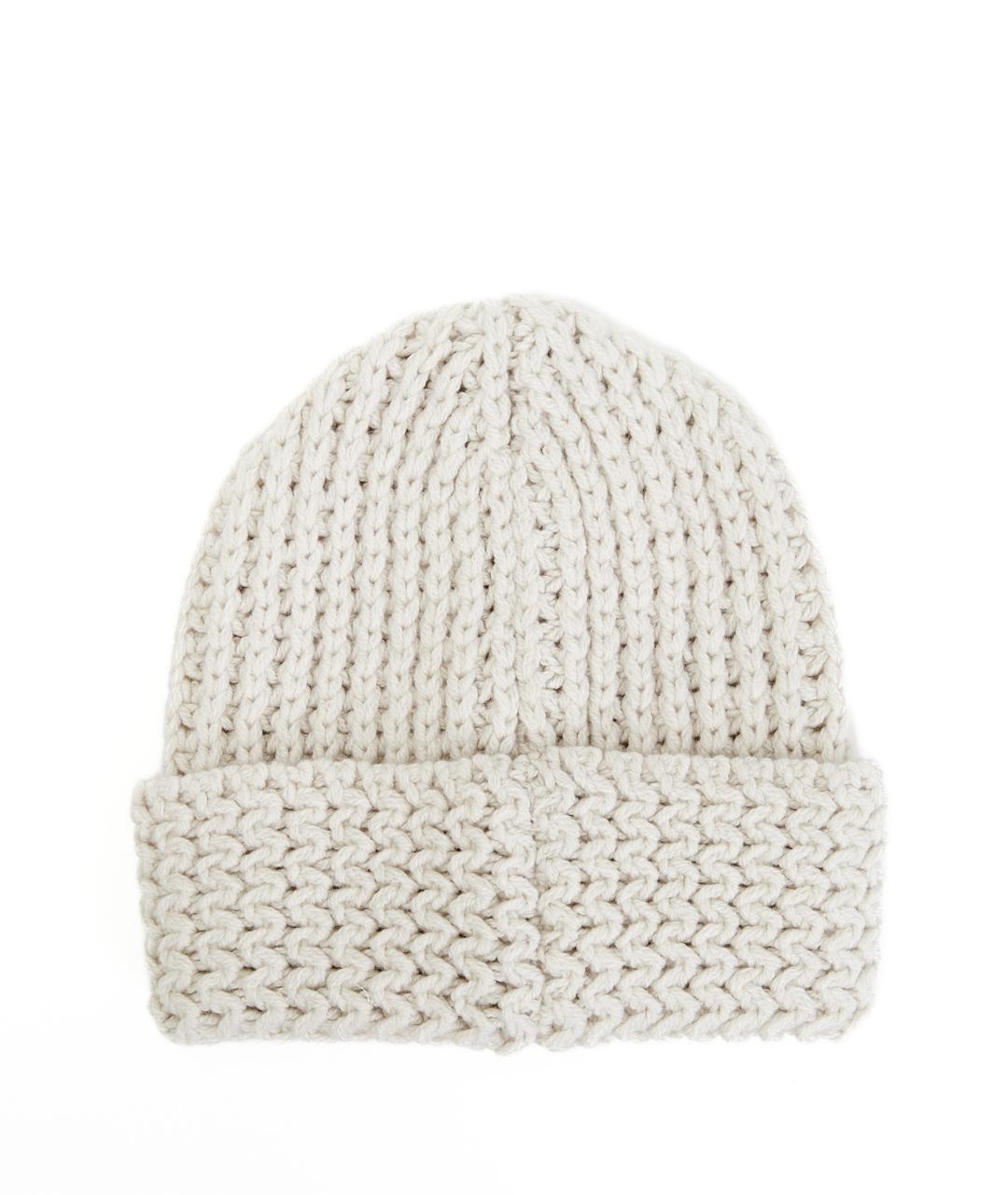 CHANEL Белая кашемировая шапка, фото 3