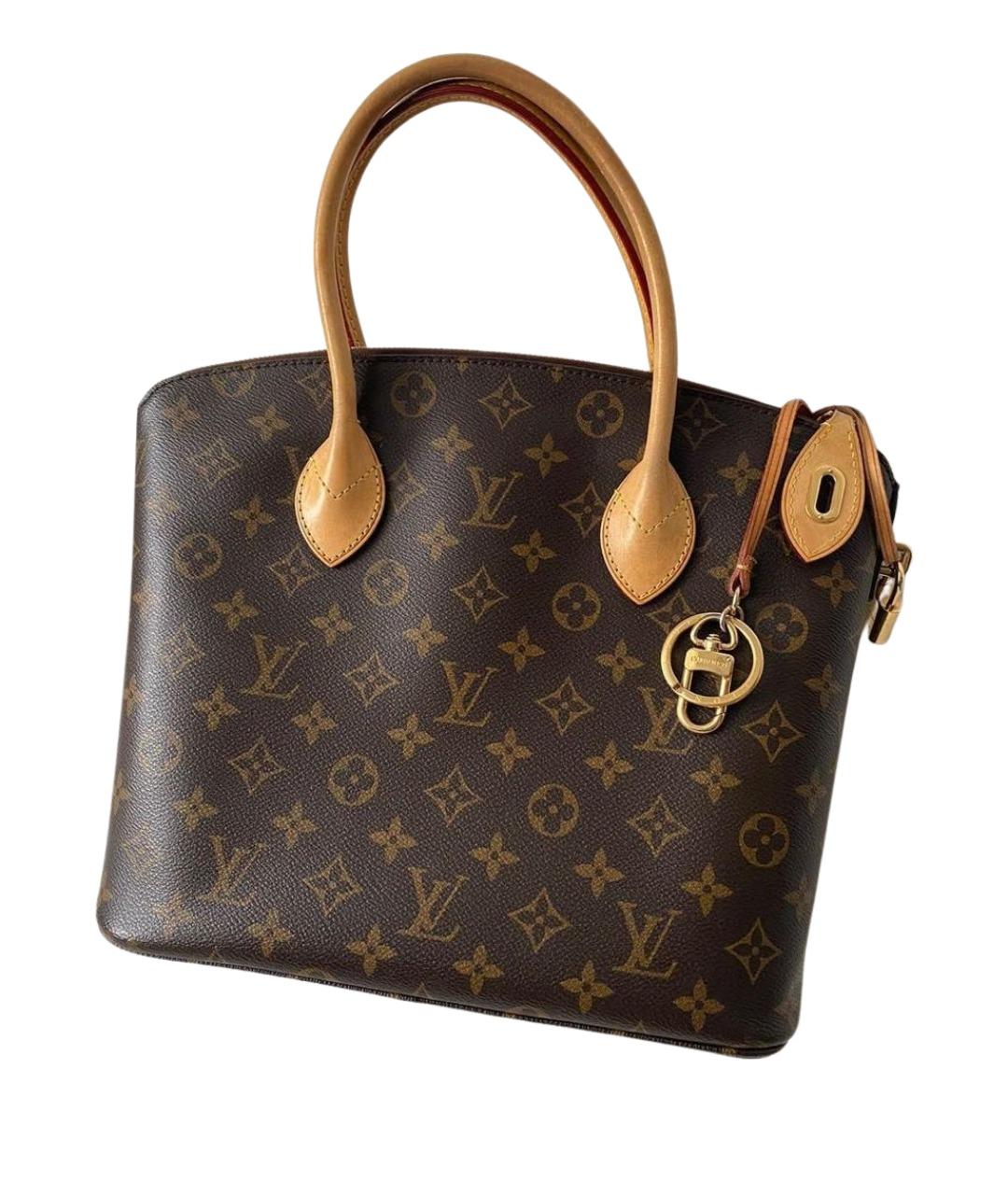 LOUIS VUITTON Коричневая сумка с короткими ручками, фото 1