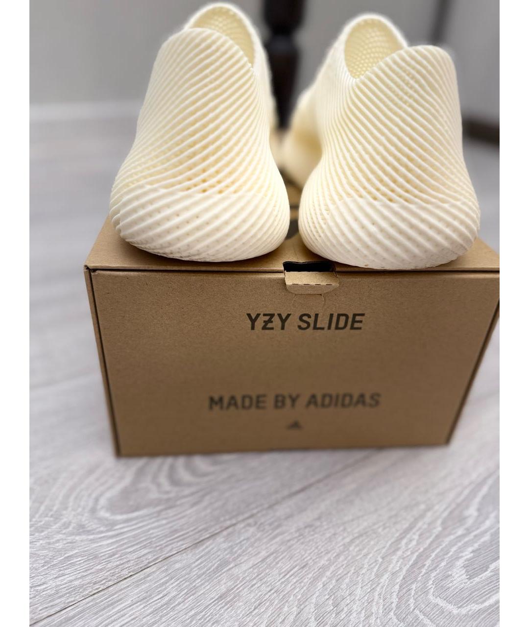 ADIDAS Бежевые резиновые низкие ботинки, фото 3