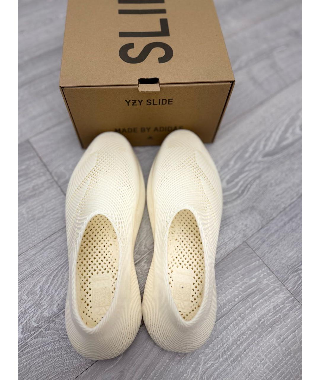 ADIDAS Бежевые резиновые низкие ботинки, фото 4