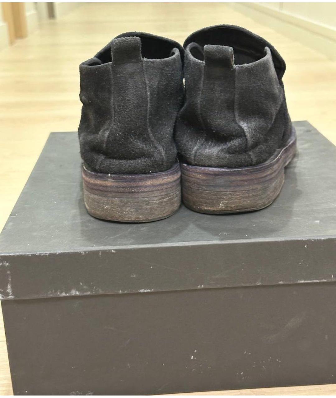 MARSELL Темно-синие замшевые высокие ботинки, фото 5