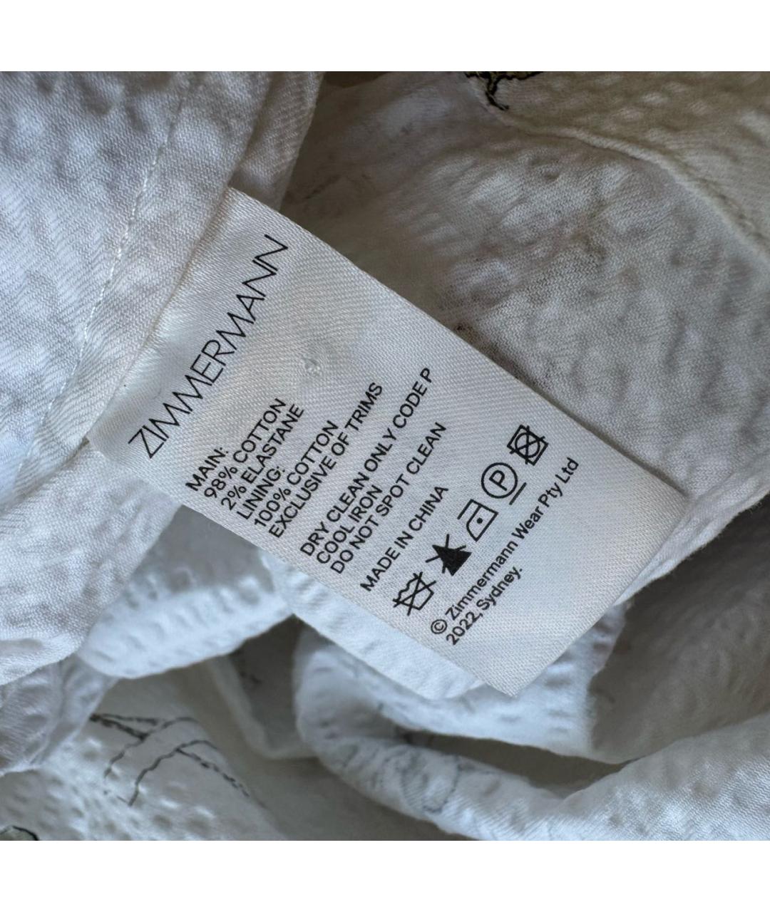 ZIMMERMANN Мульти хлопко-эластановый сарафан, фото 3