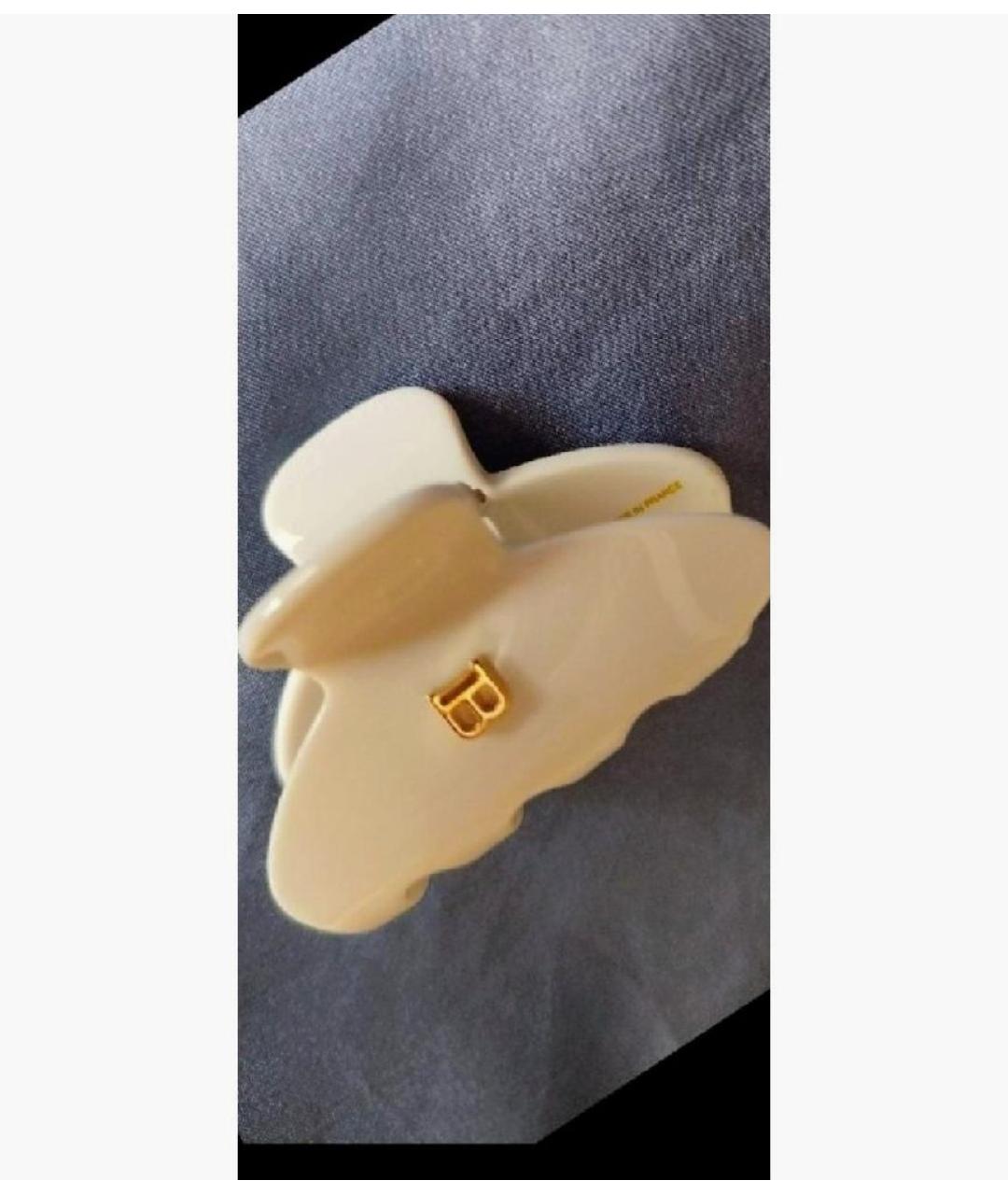 BALMAIN Белая заколка, фото 5