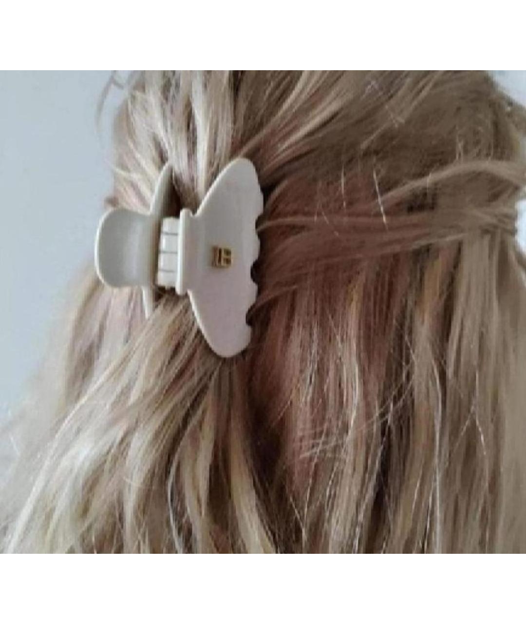 BALMAIN Белая заколка, фото 4