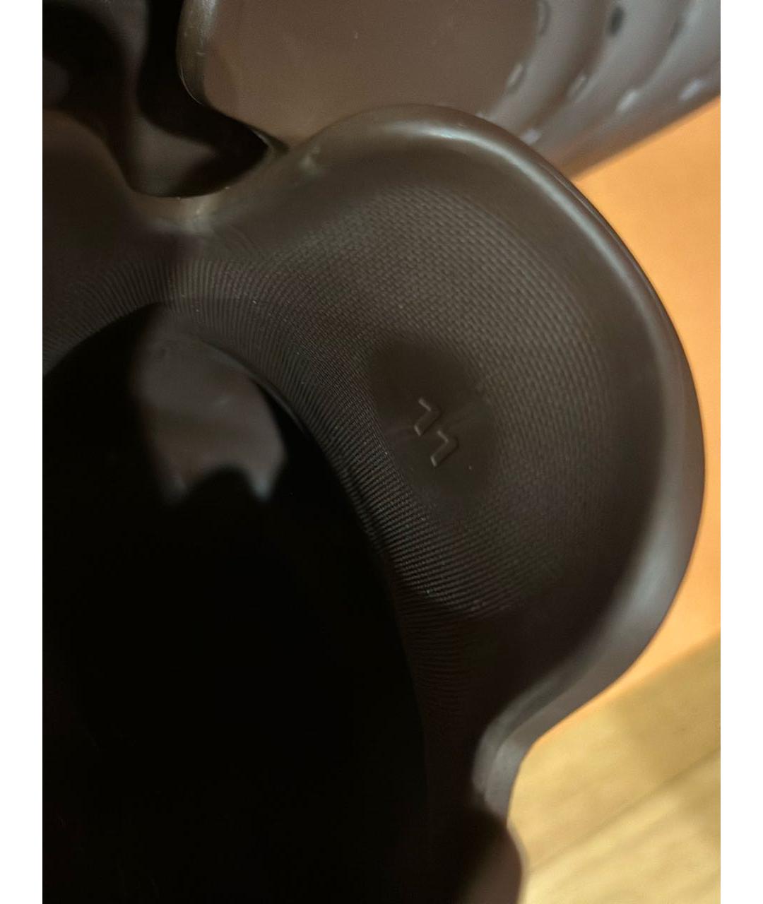 LOUIS VUITTON Коричневые резиновые слипоны, фото 7