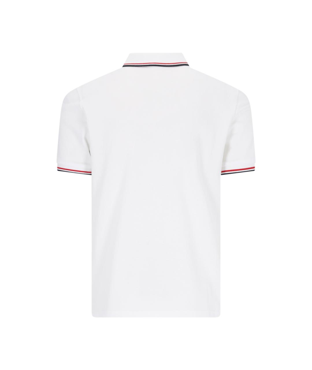 MONCLER Белая хлопковая футболка, фото 2