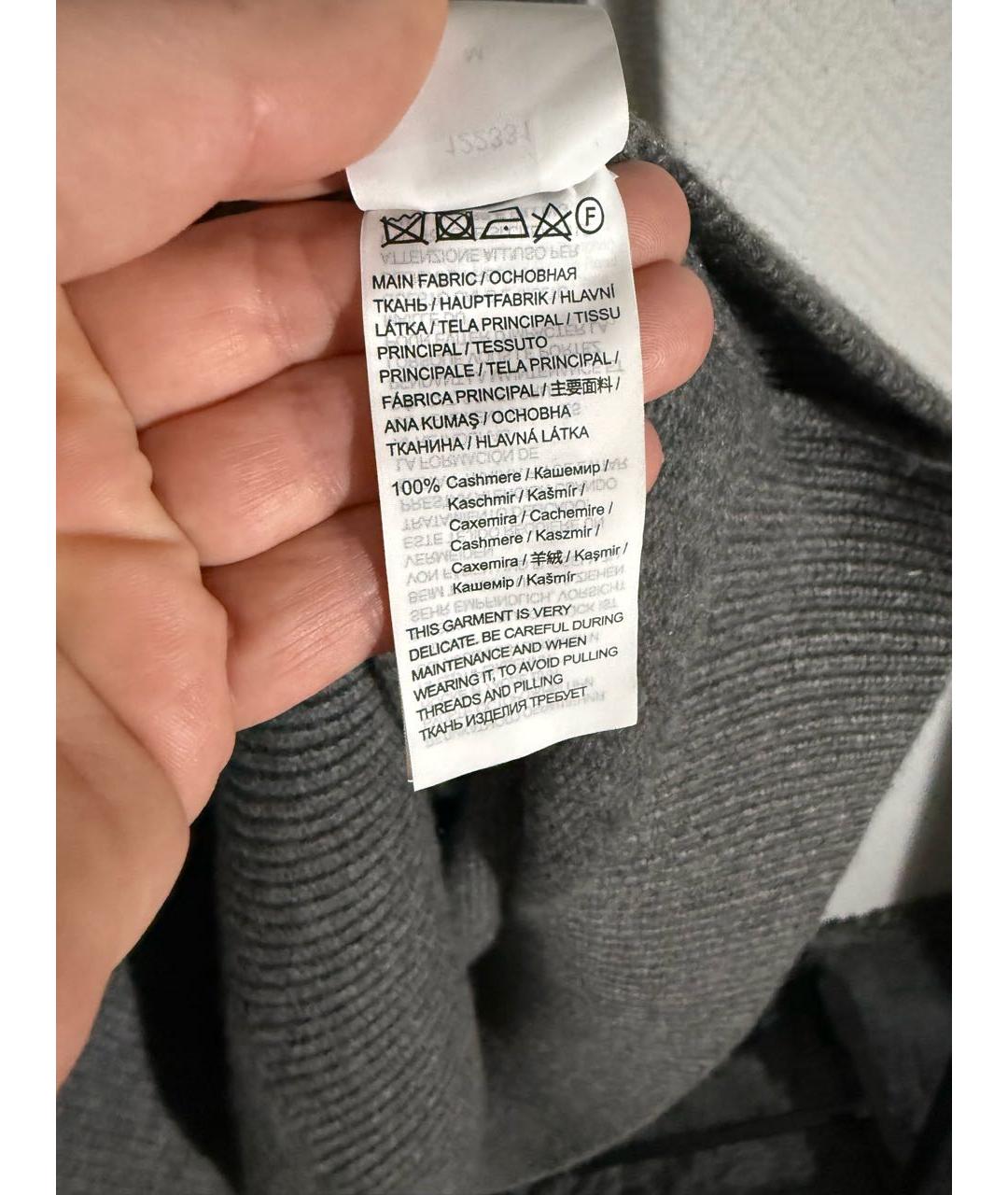 12 STOREEZ Серый кашемировый джемпер / свитер, фото 7