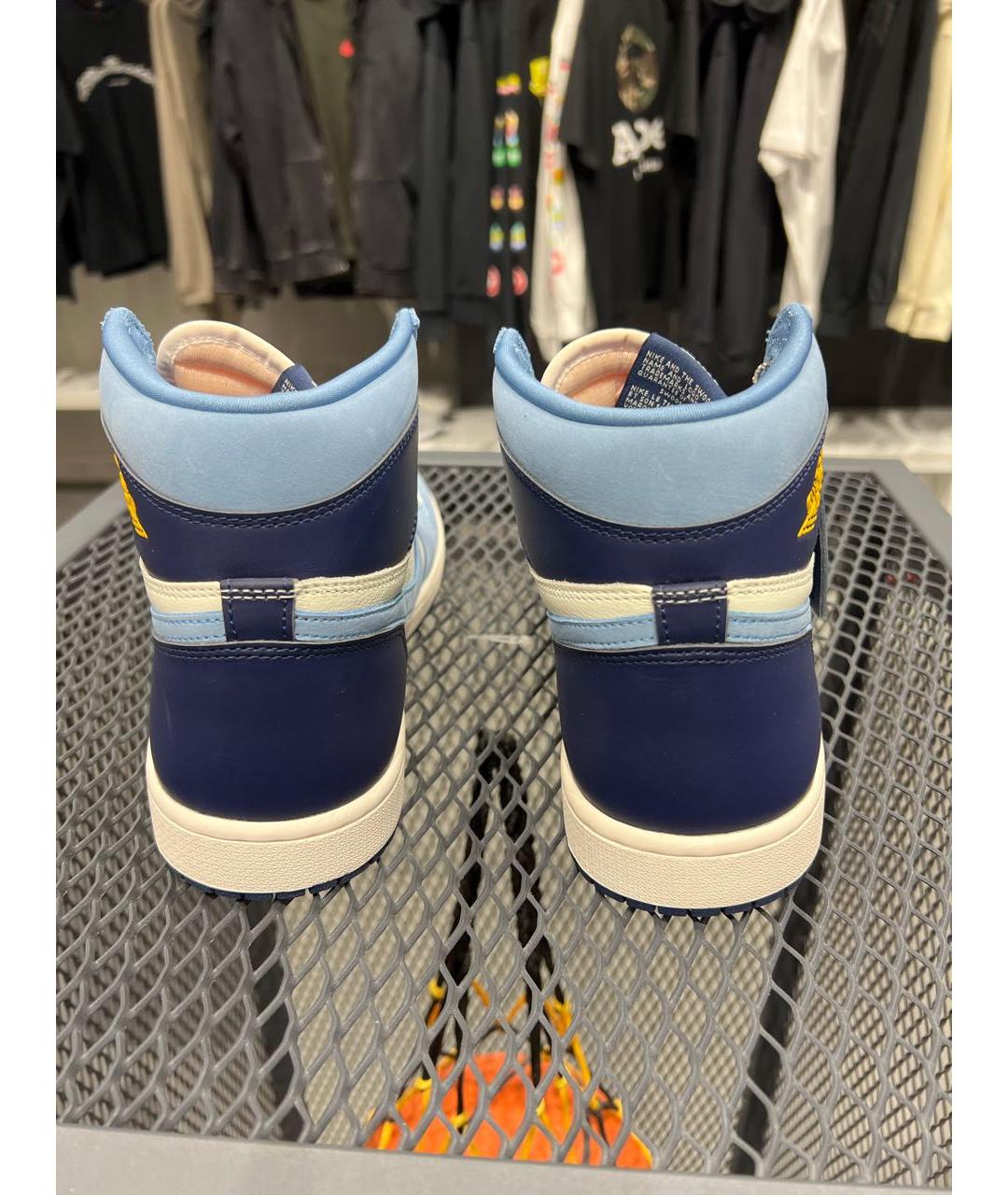 JORDAN Мульти кожаные высокие кроссовки / кеды, фото 4