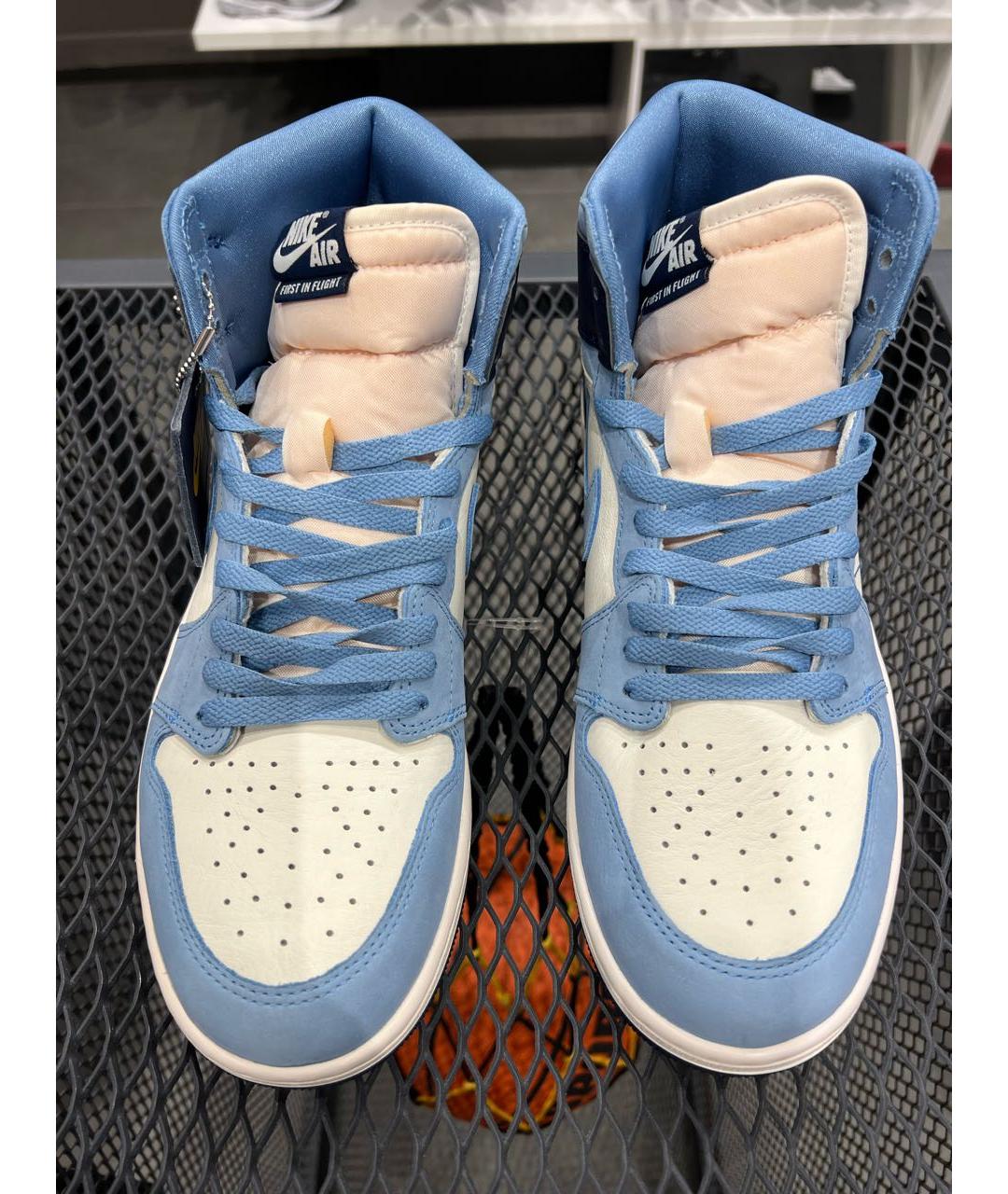 JORDAN Мульти кожаные высокие кроссовки / кеды, фото 2