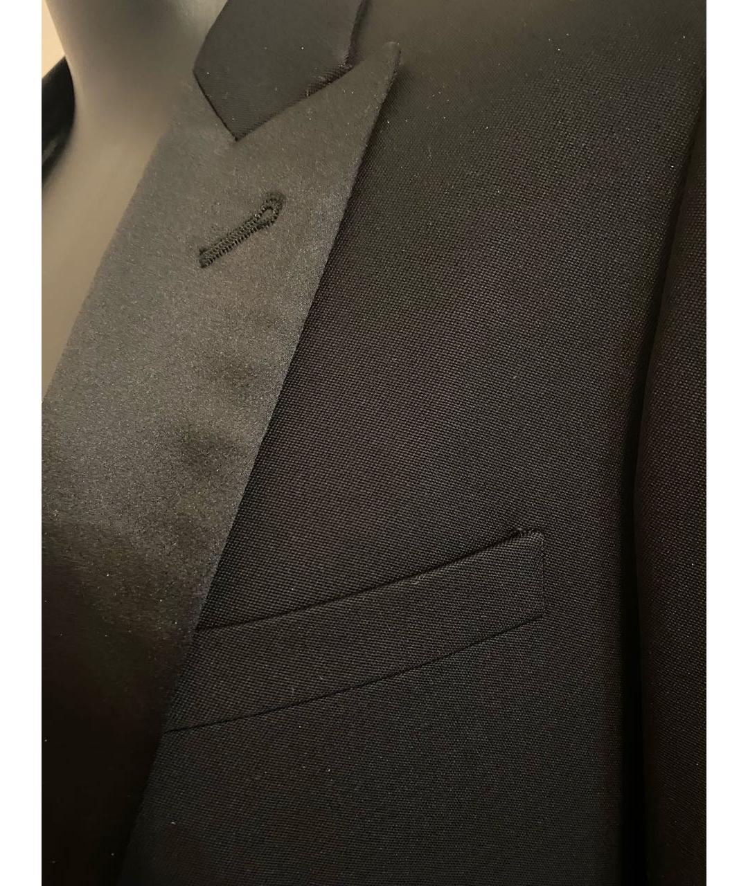 SAINT LAURENT Черный шерстяной жакет/пиджак, фото 3