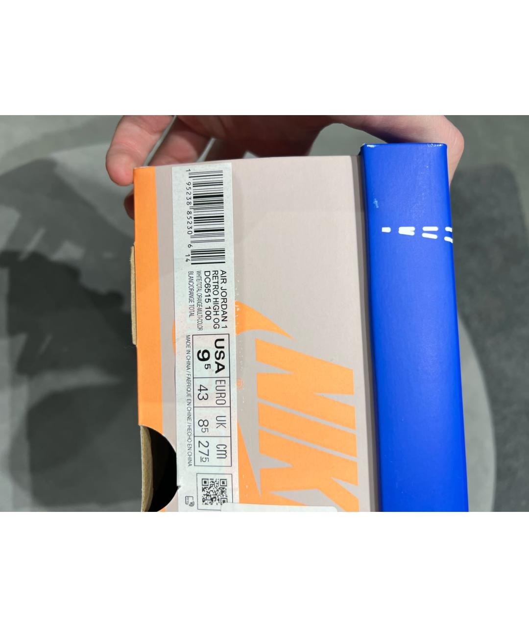 JORDAN Мульти кожаные высокие кроссовки / кеды, фото 5