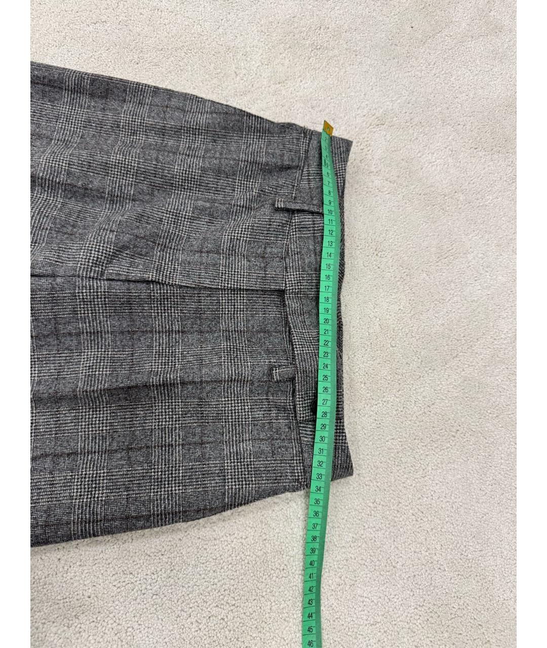 KITON Серый шерстяной костюм с брюками, фото 5