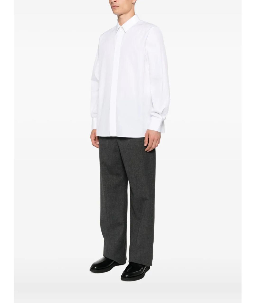 SAINT LAURENT Белая хлопковая классическая рубашка, фото 3