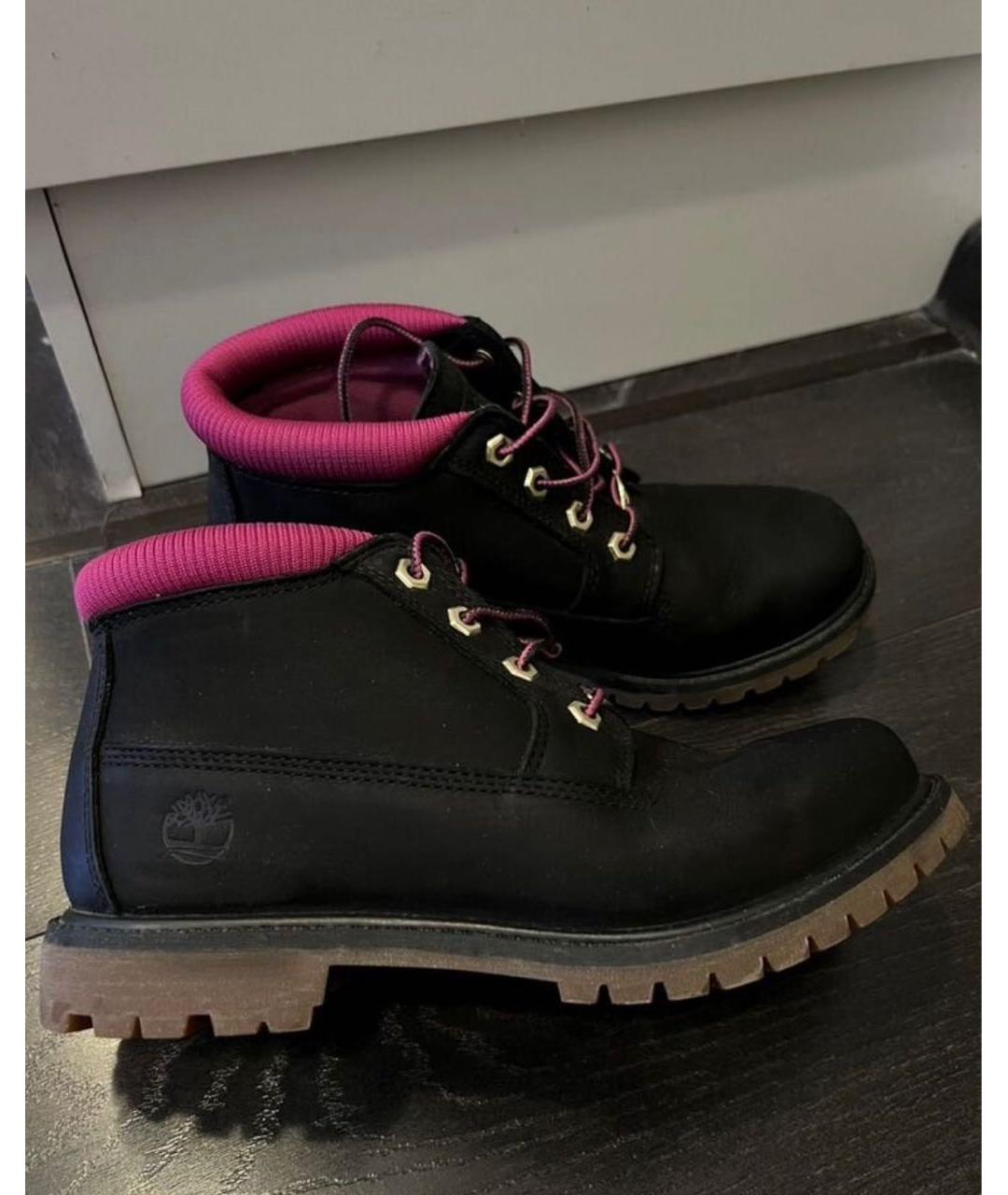 TIMBERLAND Черные нубуковые ботинки, фото 8