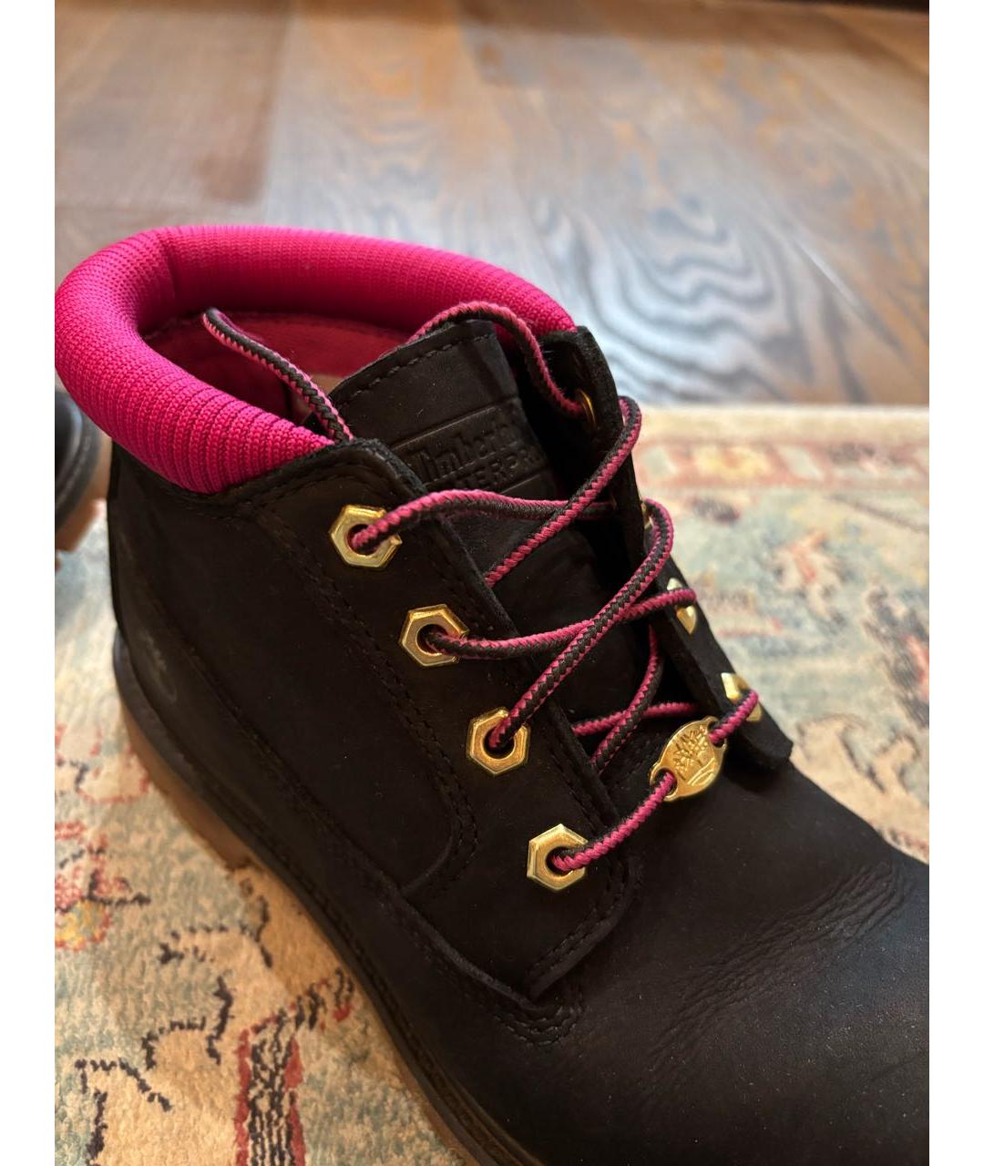 TIMBERLAND Черные нубуковые ботинки, фото 3