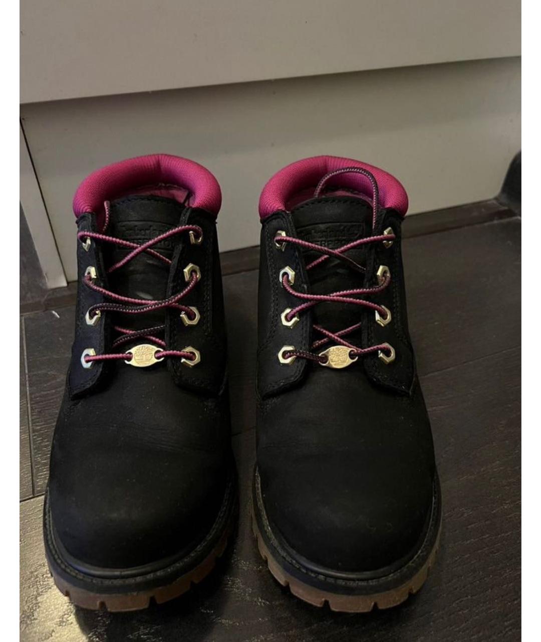 TIMBERLAND Черные нубуковые ботинки, фото 2