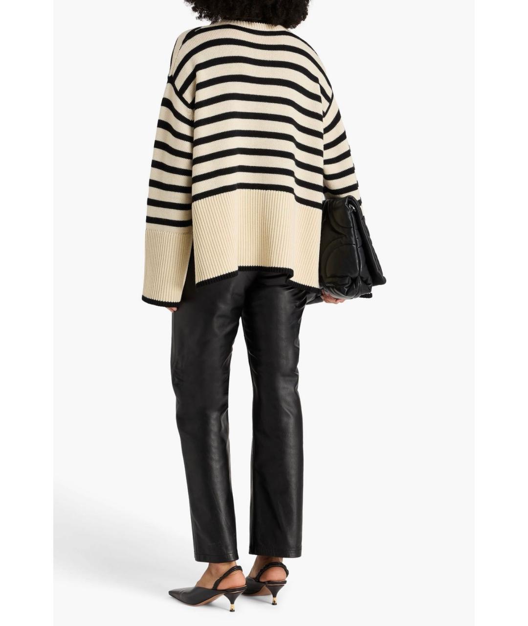 TOTEME Бежевый шерстяной джемпер / свитер, фото 3