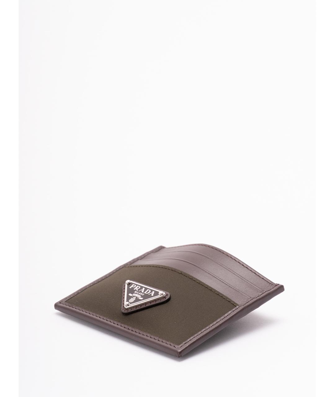 PRADA Коричневый кардхолдер, фото 3