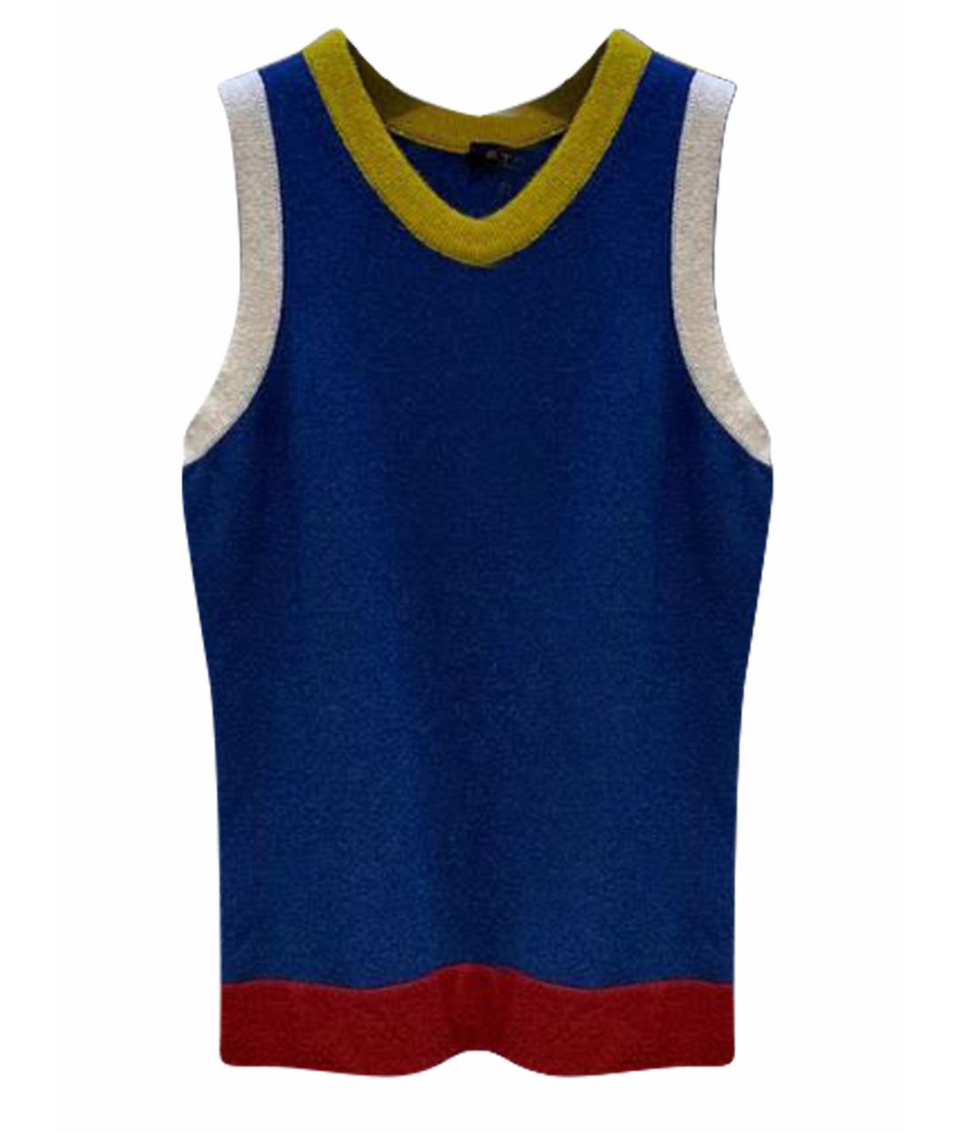 ETRO Синий жилет, фото 1