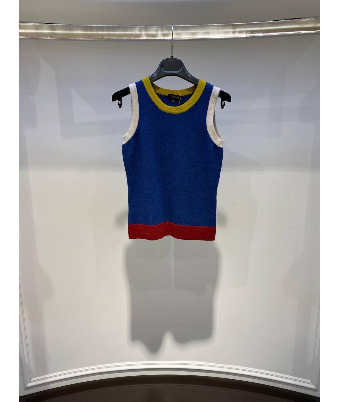 ETRO Синий жилет, фото 3