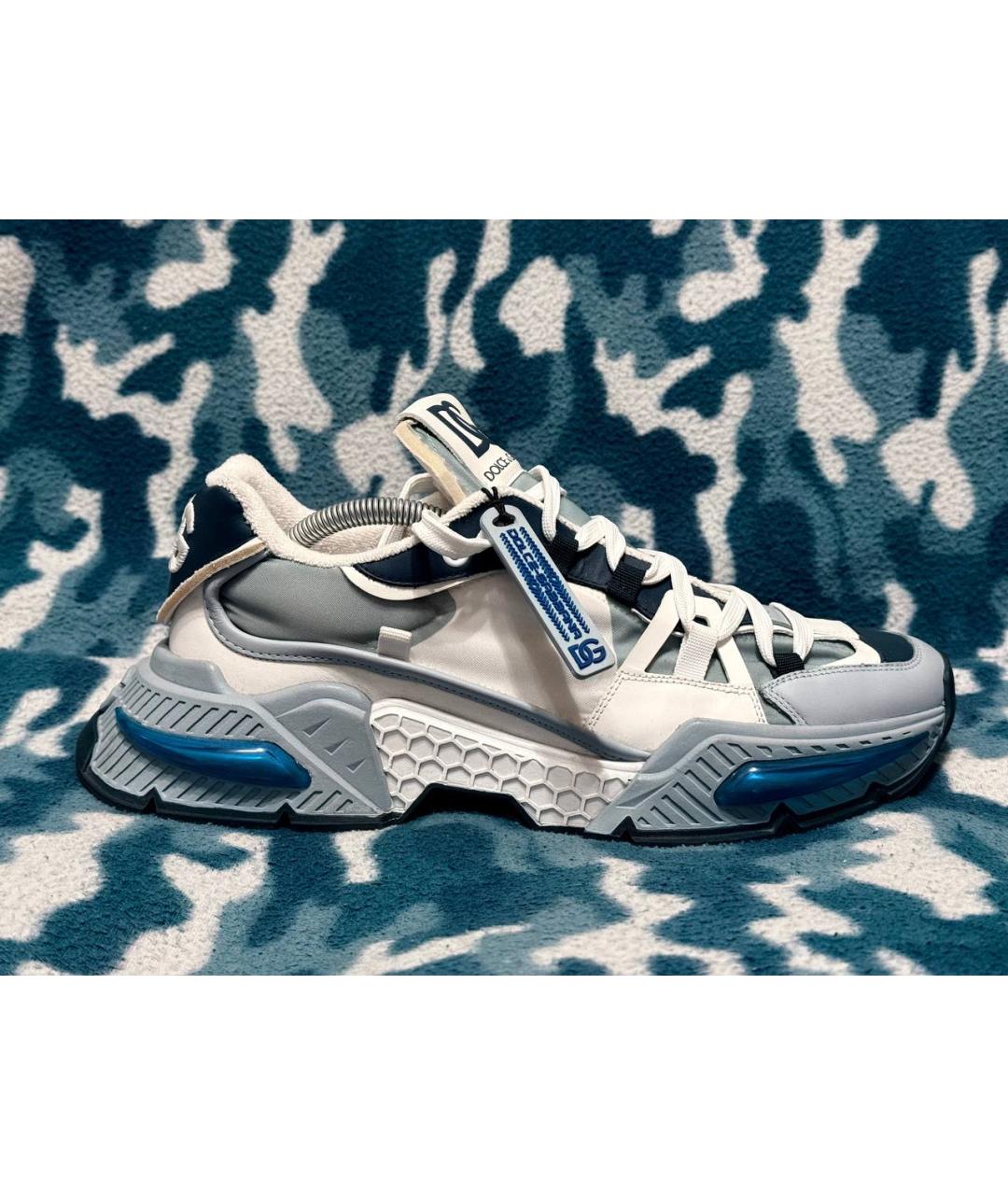 DOLCE&GABBANA Мульти кожаные низкие кроссовки / кеды, фото 7