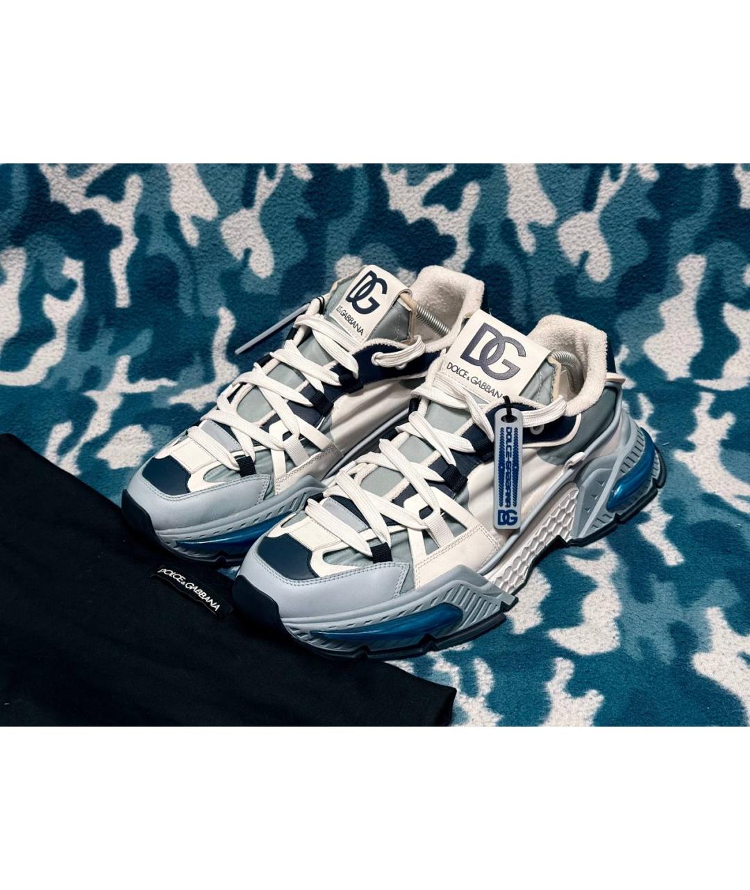 DOLCE&GABBANA Мульти кожаные низкие кроссовки / кеды, фото 6