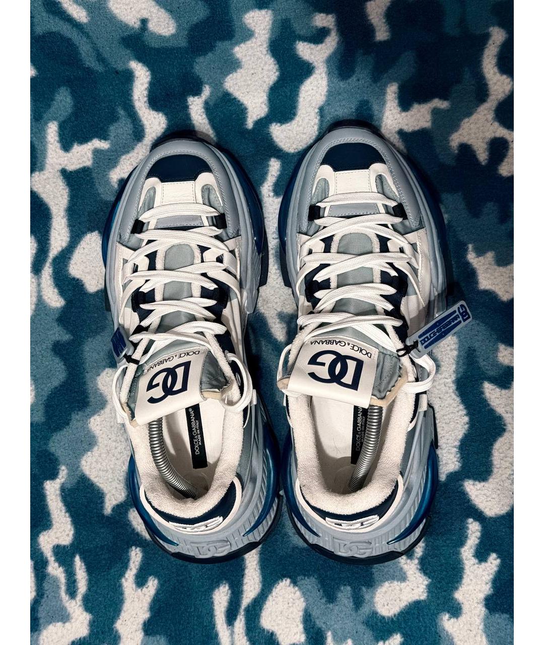 DOLCE&GABBANA Мульти кожаные низкие кроссовки / кеды, фото 3