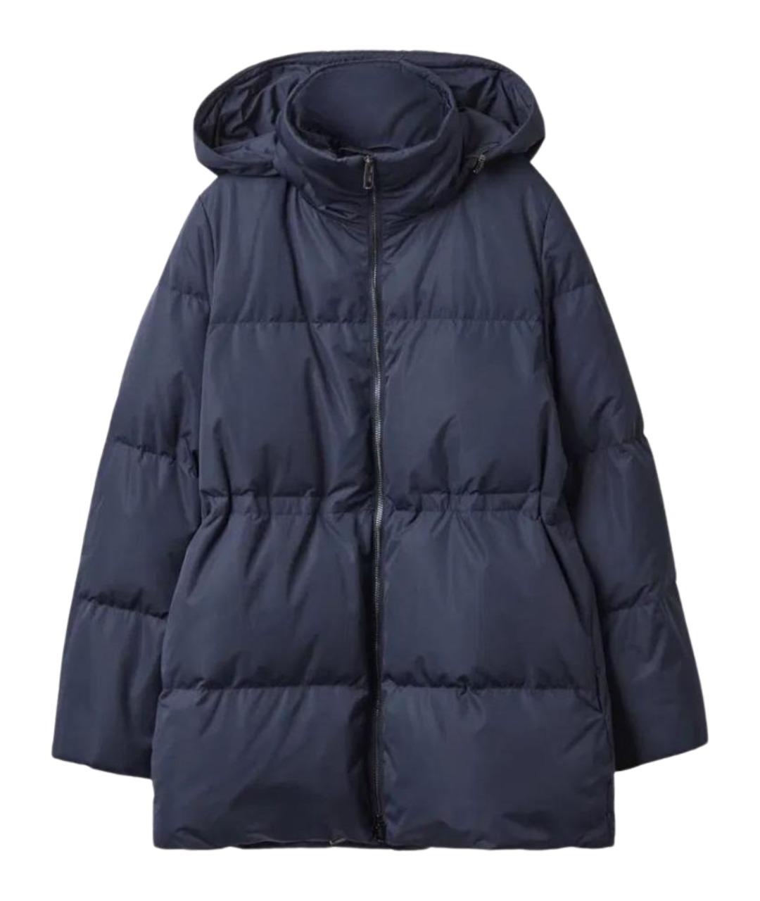 COS Темно-синий полиэстеровый пуховик, фото 1