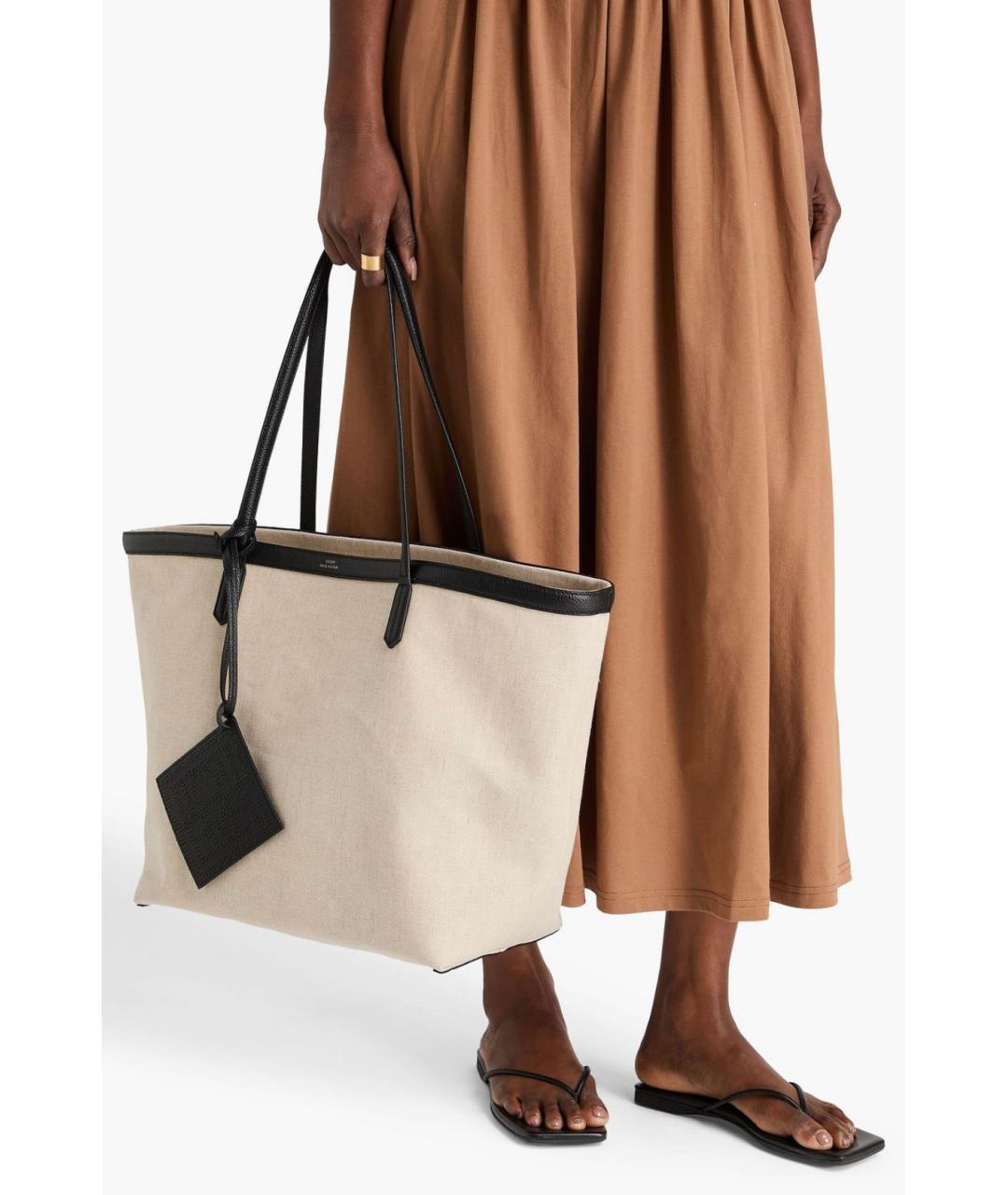 TOTEME Бежевая сумка с короткими ручками, фото 2