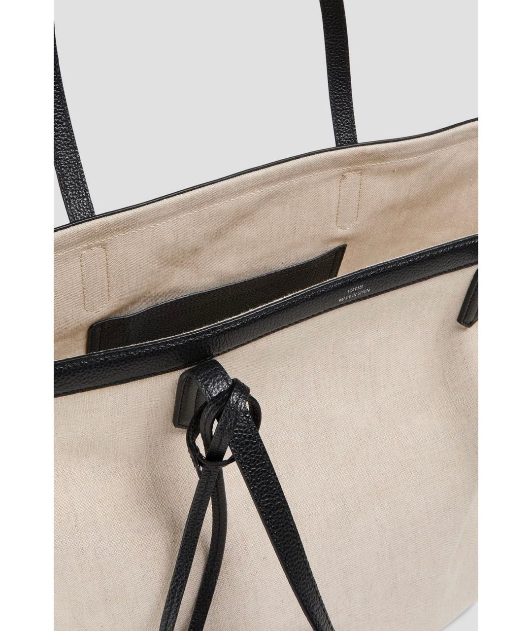 TOTEME Бежевая сумка с короткими ручками, фото 4