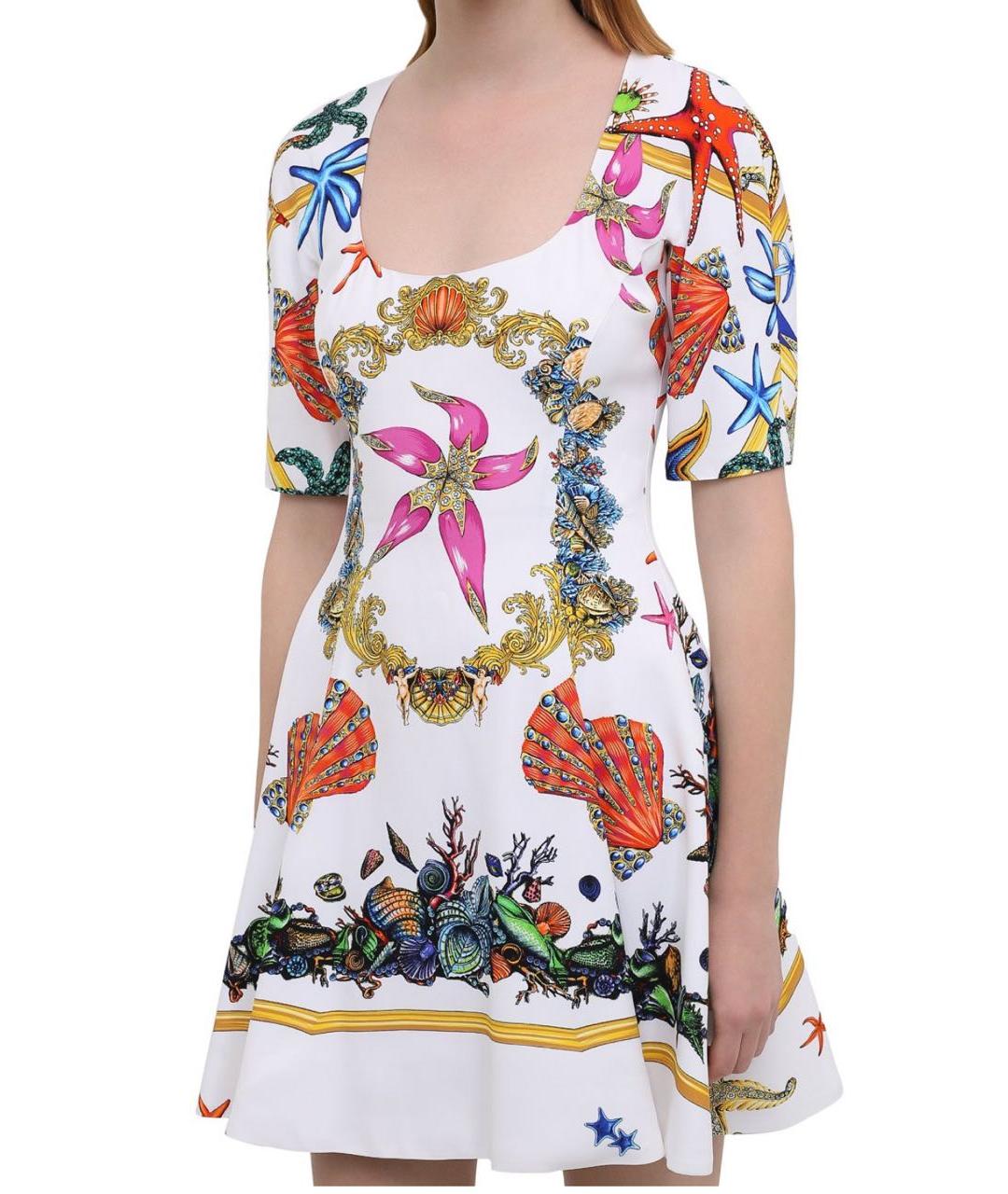 VERSACE Вискозное повседневное платье, фото 4