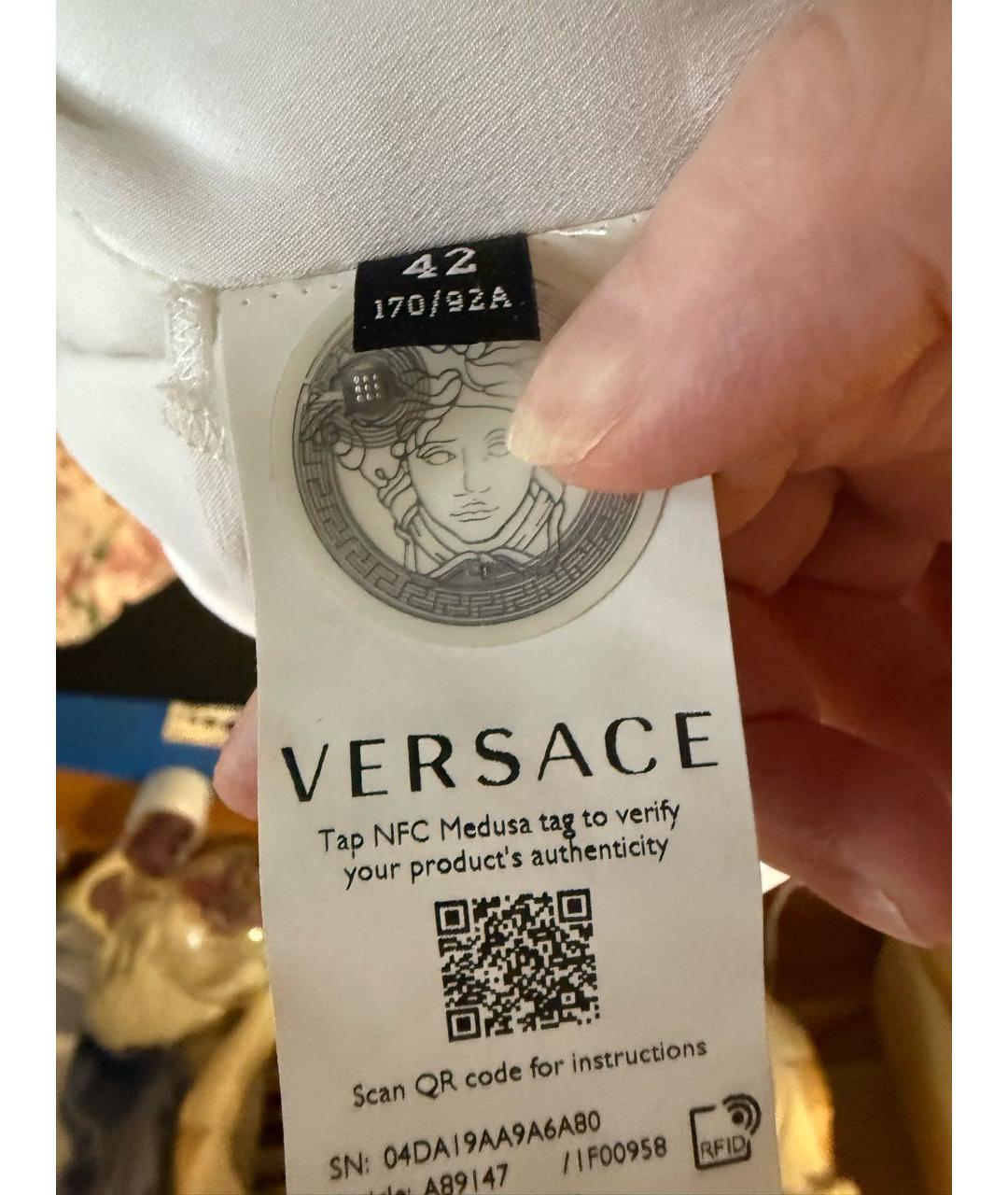 VERSACE Вискозное повседневное платье, фото 3