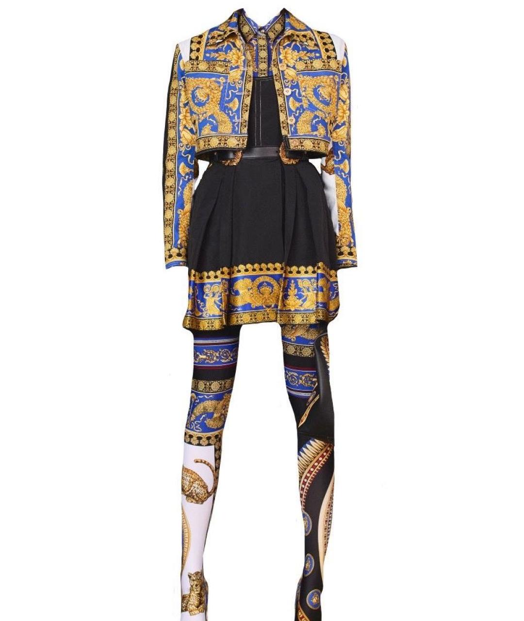 VERSACE Мульти хлопковая куртка, фото 4