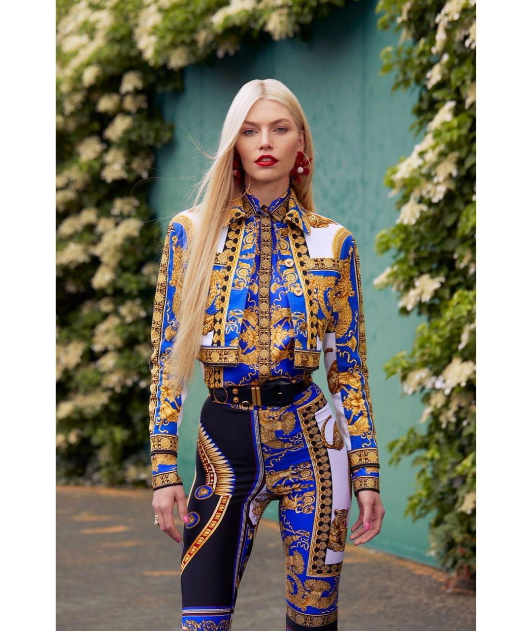 VERSACE Мульти хлопковая куртка, фото 6