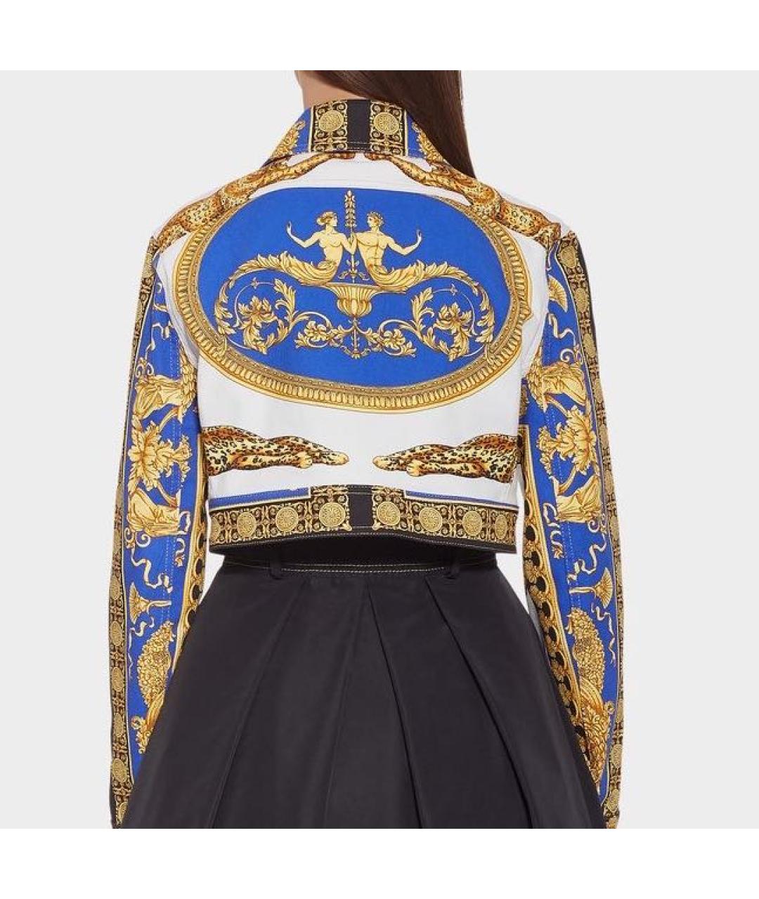 VERSACE Мульти хлопковая куртка, фото 2