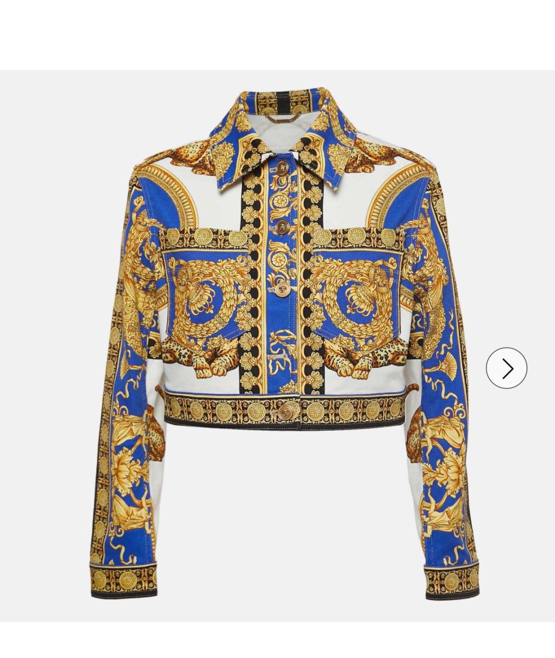 VERSACE Мульти хлопковая куртка, фото 5