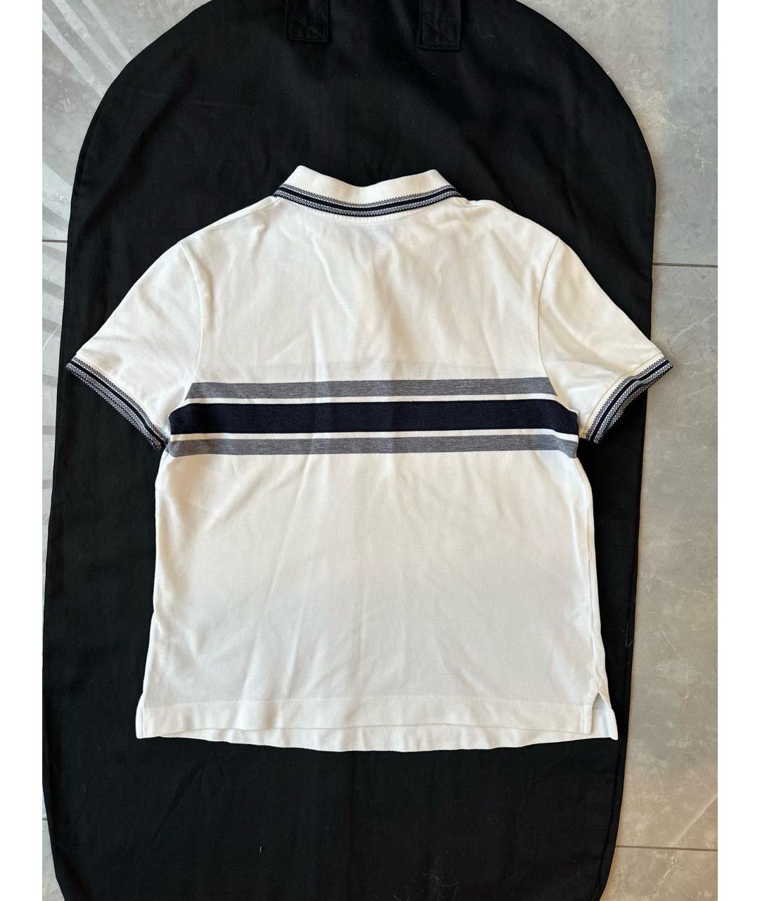 CHRISTIAN DIOR Белая хлопковая футболка, фото 2