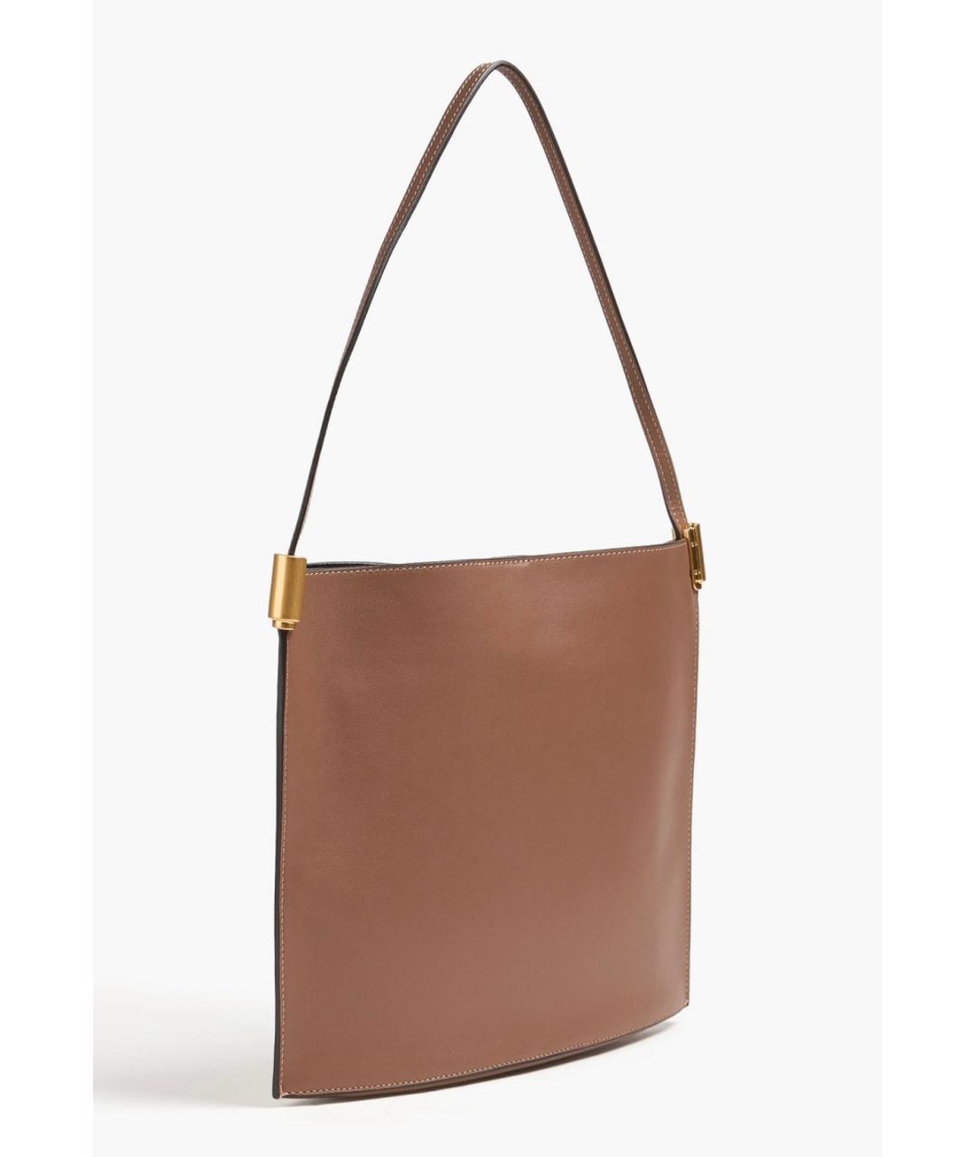 NEOUS Коричневая кожаная сумка через плечо, фото 3
