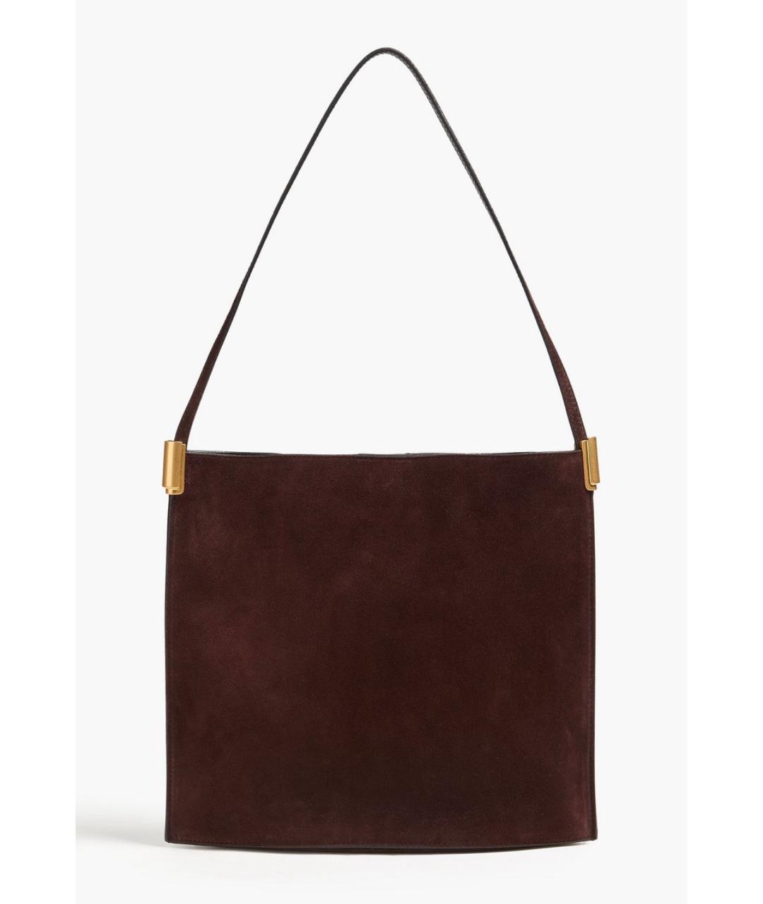 NEOUS Коричневая замшевая сумка через плечо, фото 5