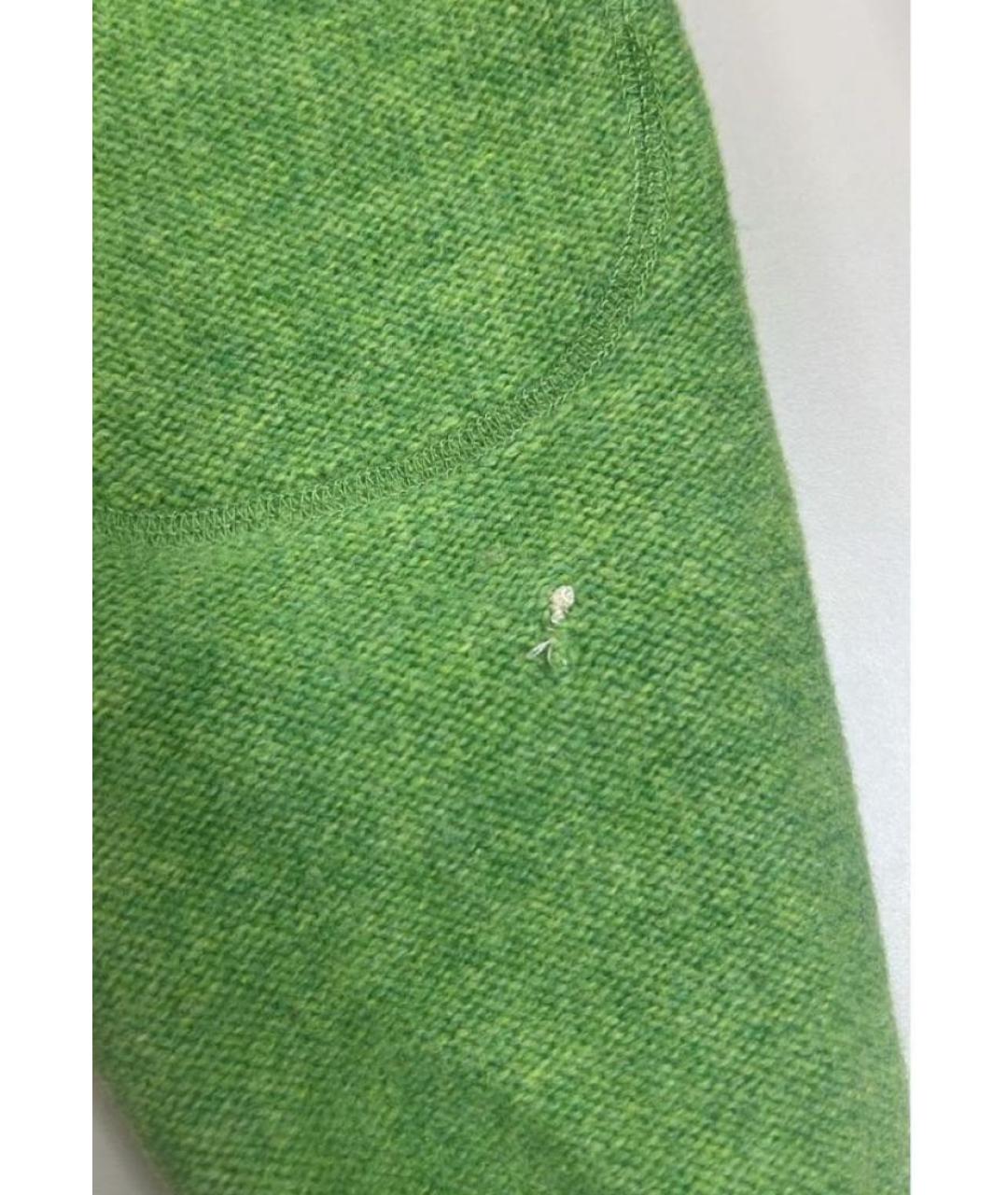 BURBERRY Зеленый шерстяной кардиган, фото 7