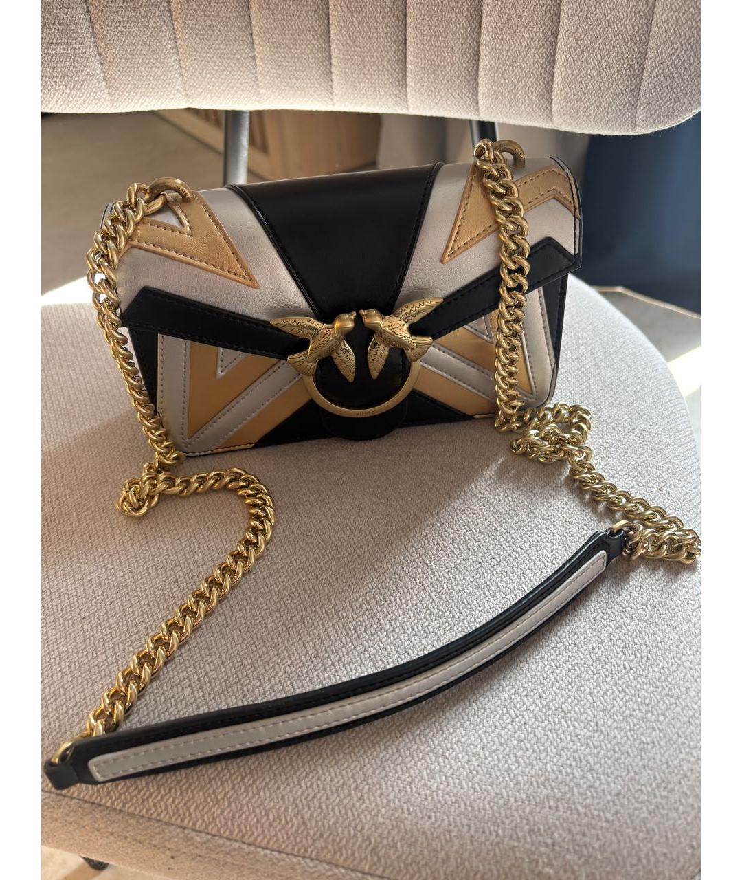 PINKO Мульти кожаная сумка через плечо, фото 7