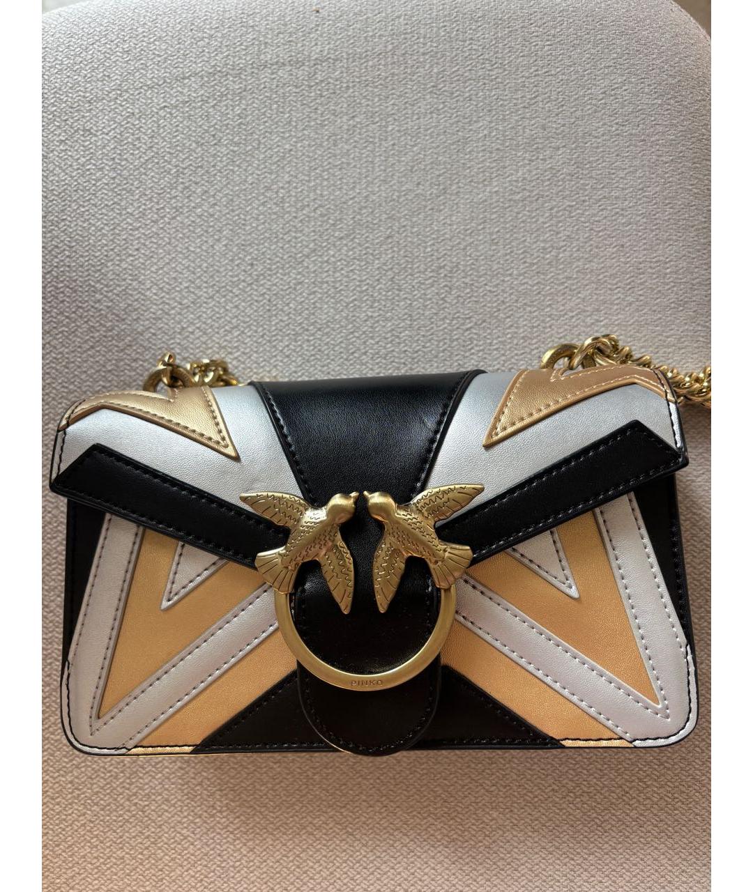 PINKO Мульти кожаная сумка через плечо, фото 3