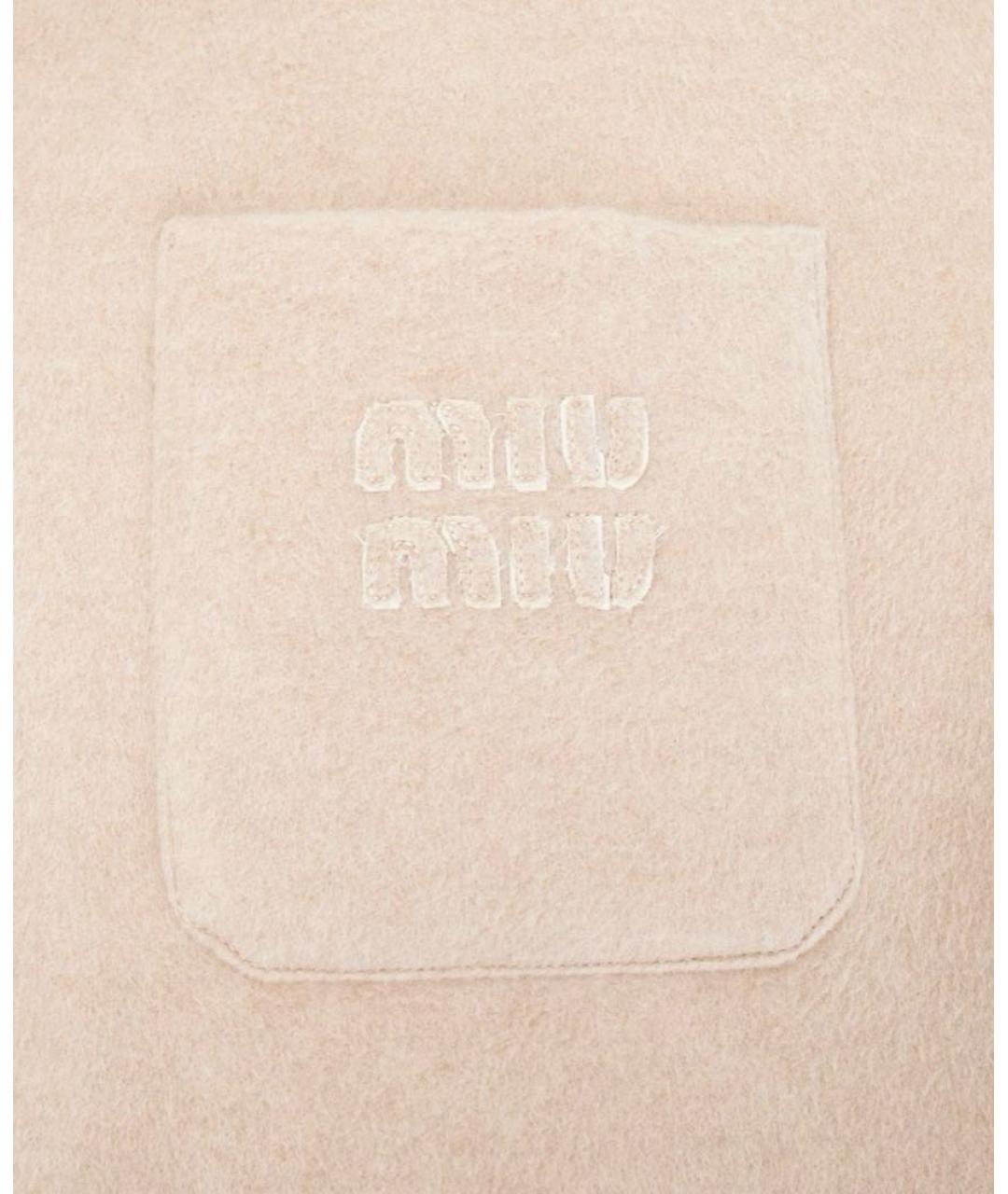 MIU MIU Бежевая куртка, фото 4